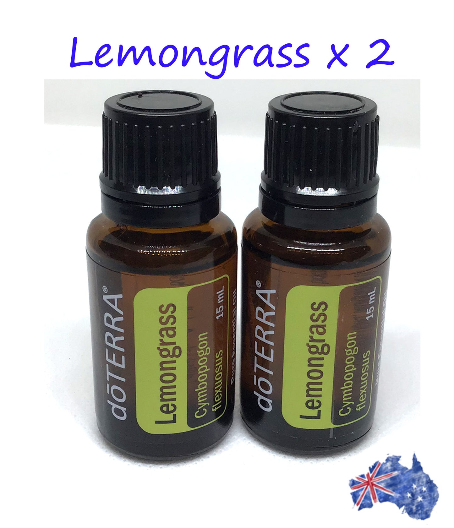 Doterra Lemongrass Oil Aromatherapy 2 x 15ml  **Free Shipping**