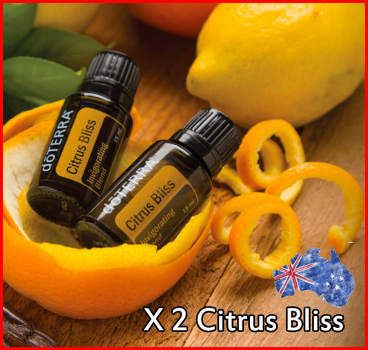 Doterra Citrus Bliss oil Aromatherapy Oil Therapeutic Pure Oil 2 x 15ml **Free Postage**