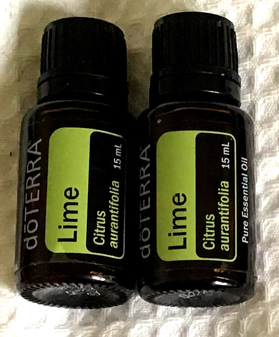 Doterra Lime Aromatherapy Oil Therapeutic Pure Oil 2 x 15ml **Free Postage**
