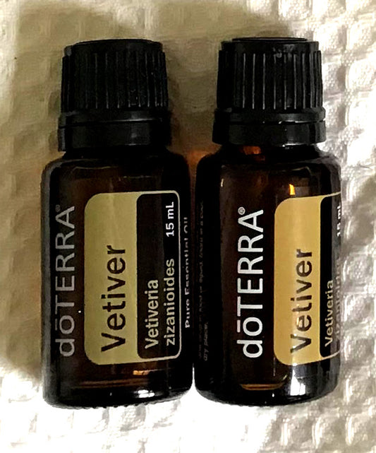 Doterra Vetiver Aromatherapy Oil Therapeutic Pure Oil  2 x 15ml **Free Postage**