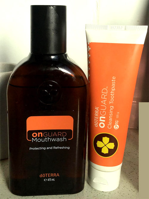 Doterra OnGuard Mouthwash and Toothpaste Bundle