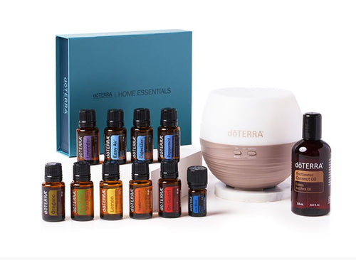 Doterra Home Essentials Enrolment Kit - Top 10 Oils + Diffuser + FCO + Bonuses